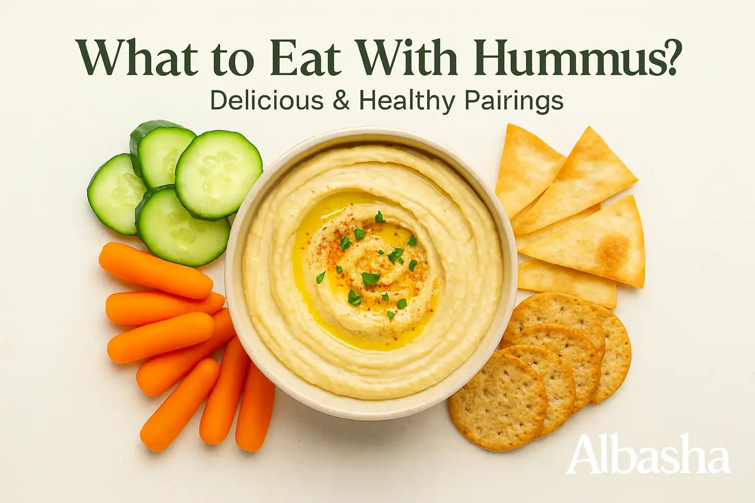 what to eat with hummus
